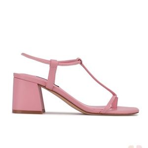 Adorable Pink Block Heel Sandal